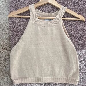Beginning Boutique Sweater Crop Tank